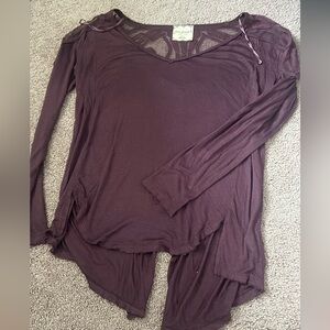 Free People Purple Shirt